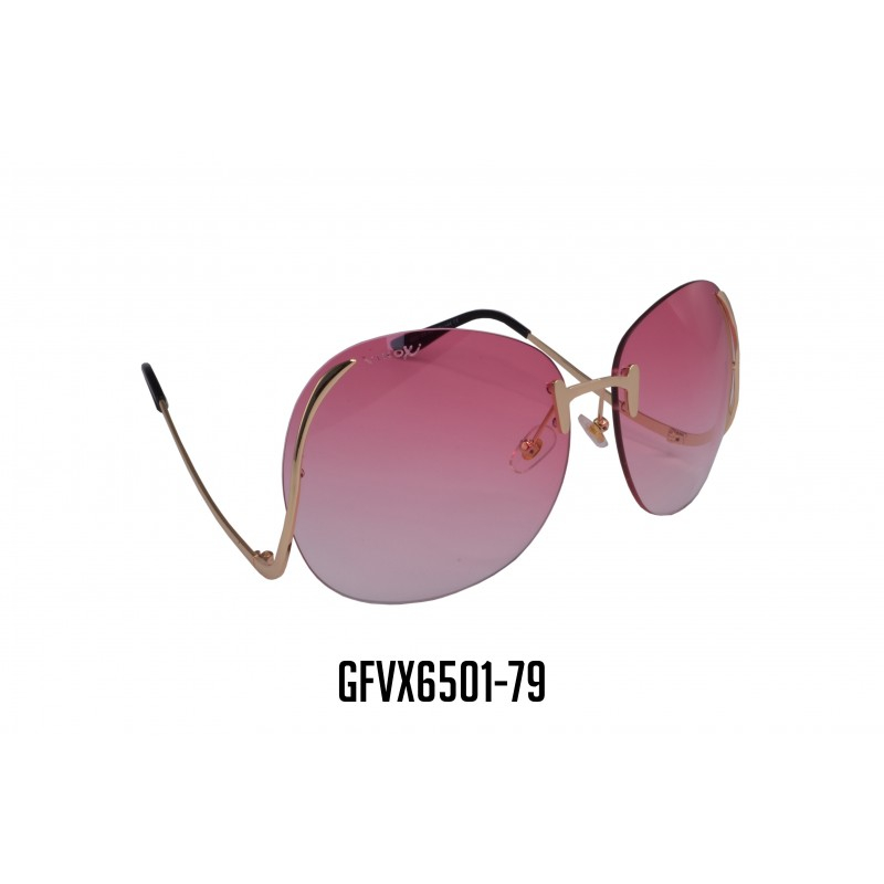 GAFAS VIROX LENTE ROSA REDONDO MARCO METALICO GFVX6501-79