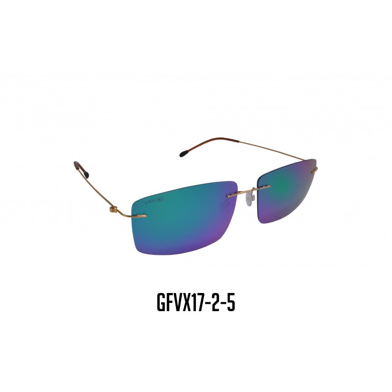 GAFAS VIROX MARCO EN TITANIO POLARIZADA VERDE GFVX17-2-5